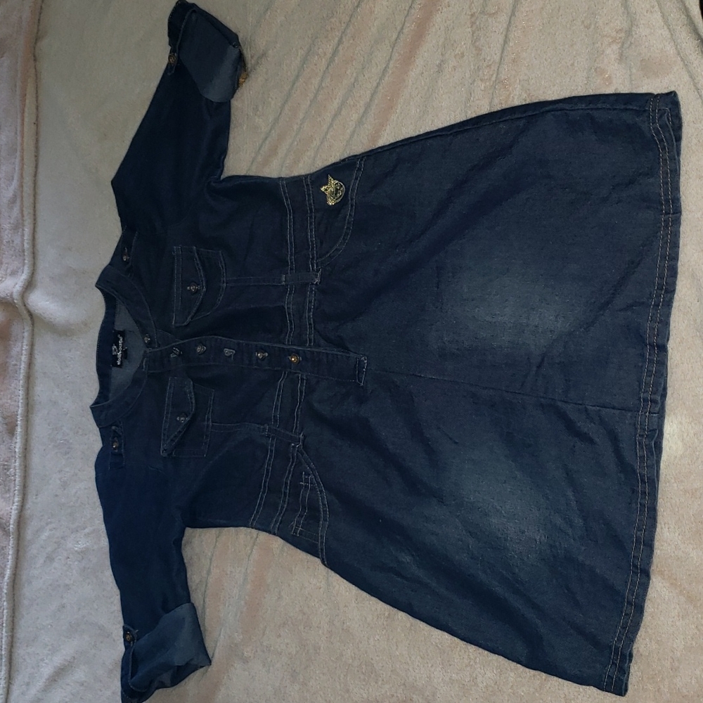 Girls Dollhouse Denim Dress, size 14/16